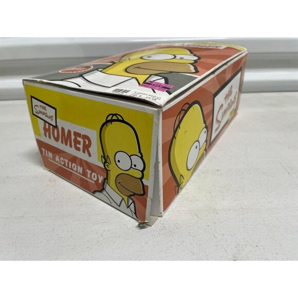 2002 Rocket USA The Simpsons HOMER SIMPSON WIND-UP TIN TOY Collectible NEW - Picture 10 of 10